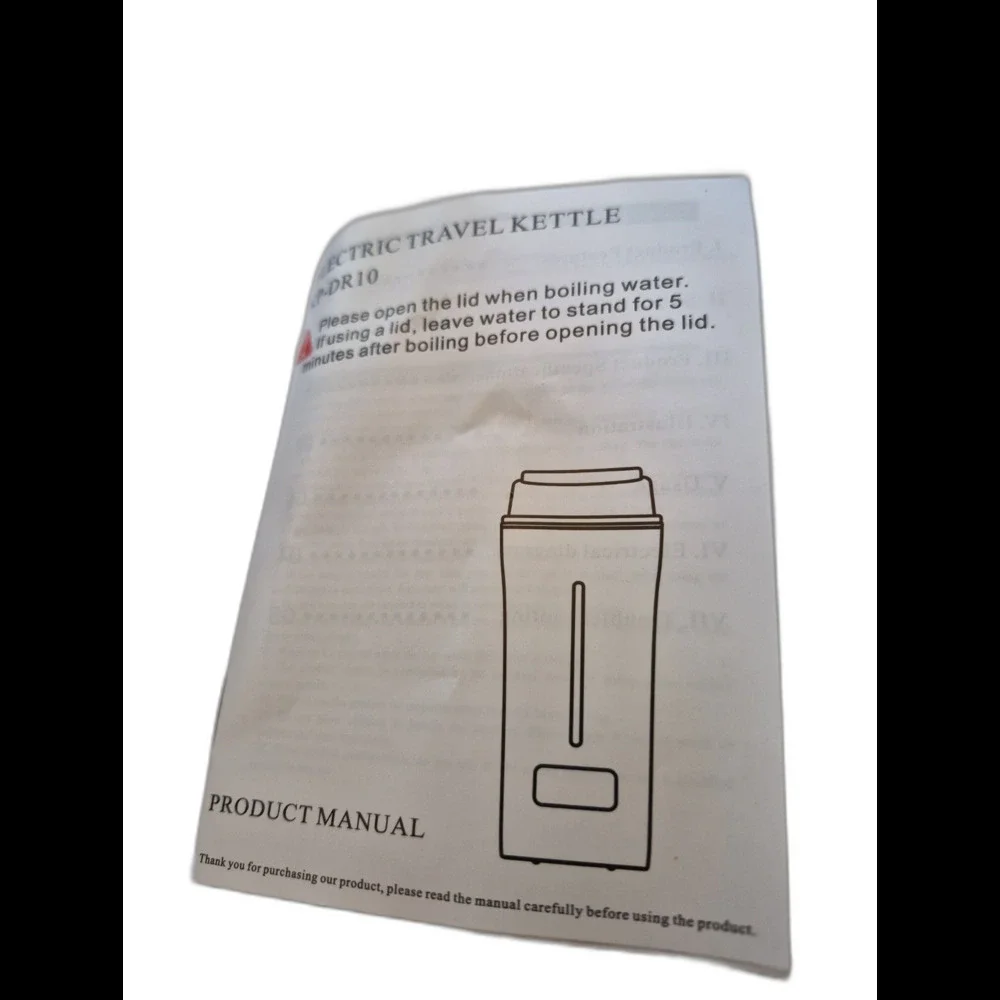 Ceaplot Portable Electric Travel Kettle Small Water Boiler Stainless Steel NWT